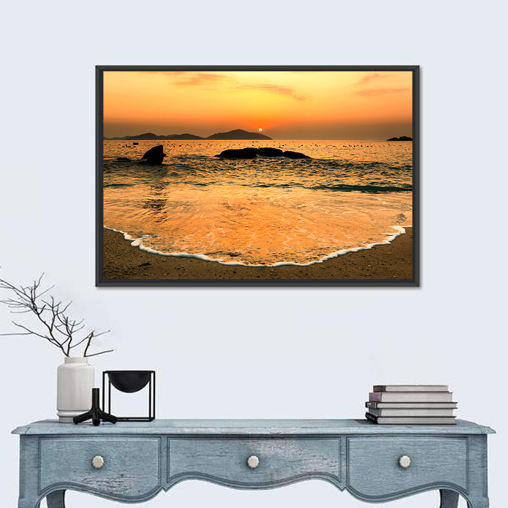 Khanh Hoa Beach Sunset Wall Art