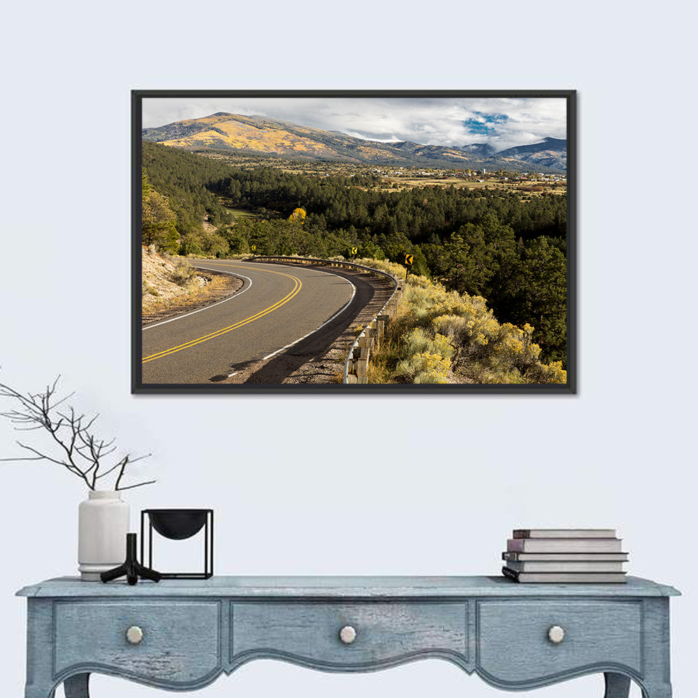 Road to Taos Wall Art in a room, landscape