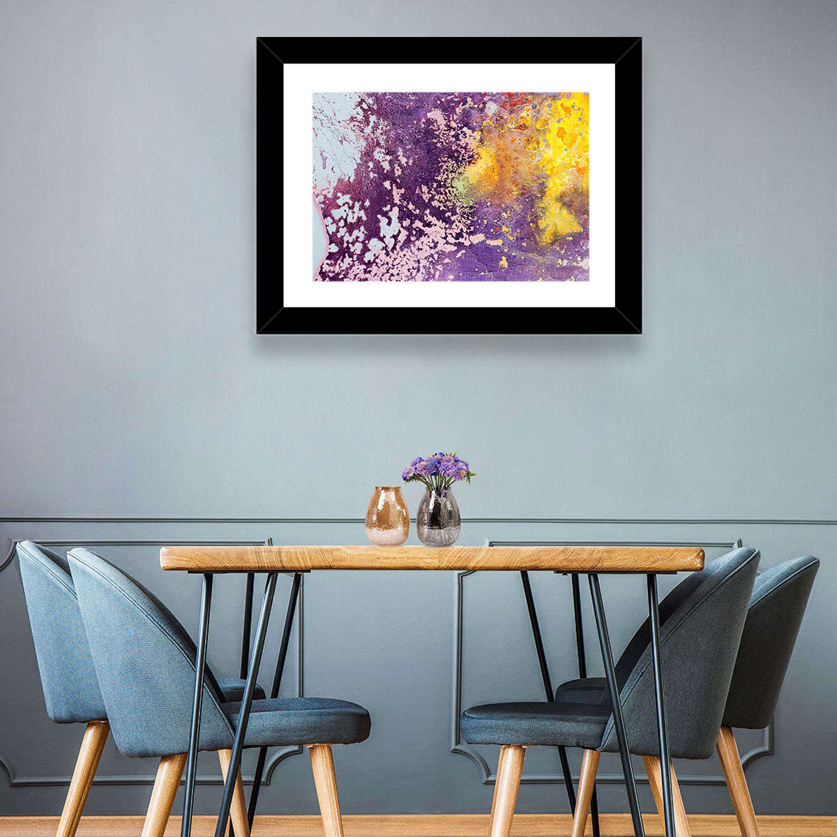 Colors Fusion Abstract Wall Art