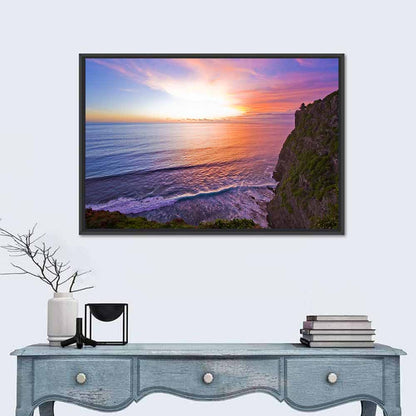 Uluwatu Temple Sunset Wall Art