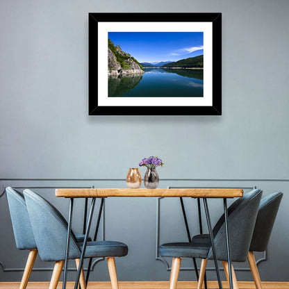 Calm Mountain Lake Reflection Wall Art