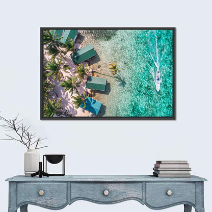Tobacco Caye Aerial View Wall Art