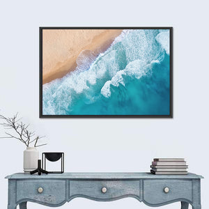 Beach Sea Waves Wall Art