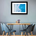 Aerial Turquoise Beach Waves Wall Art