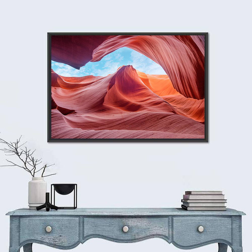 Antelope Canyon, Page Wall Art in a room, landscape
