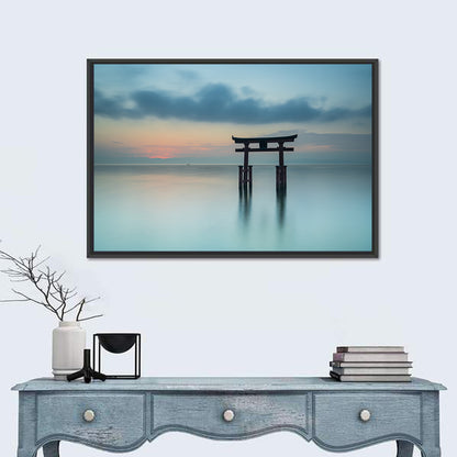 Itsukushima Torii at Dusk Wall Art