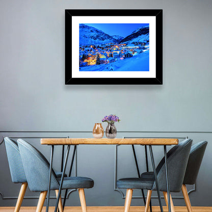 Andermatt Winter Village Wall Art