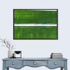 Aerial Irrigation Canal View Wall Art