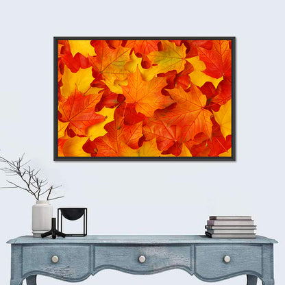 Autumn Maple Leaves Wall Art