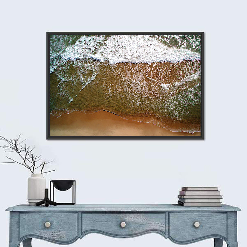 Misquamicut Beach Aerial View Wall Art