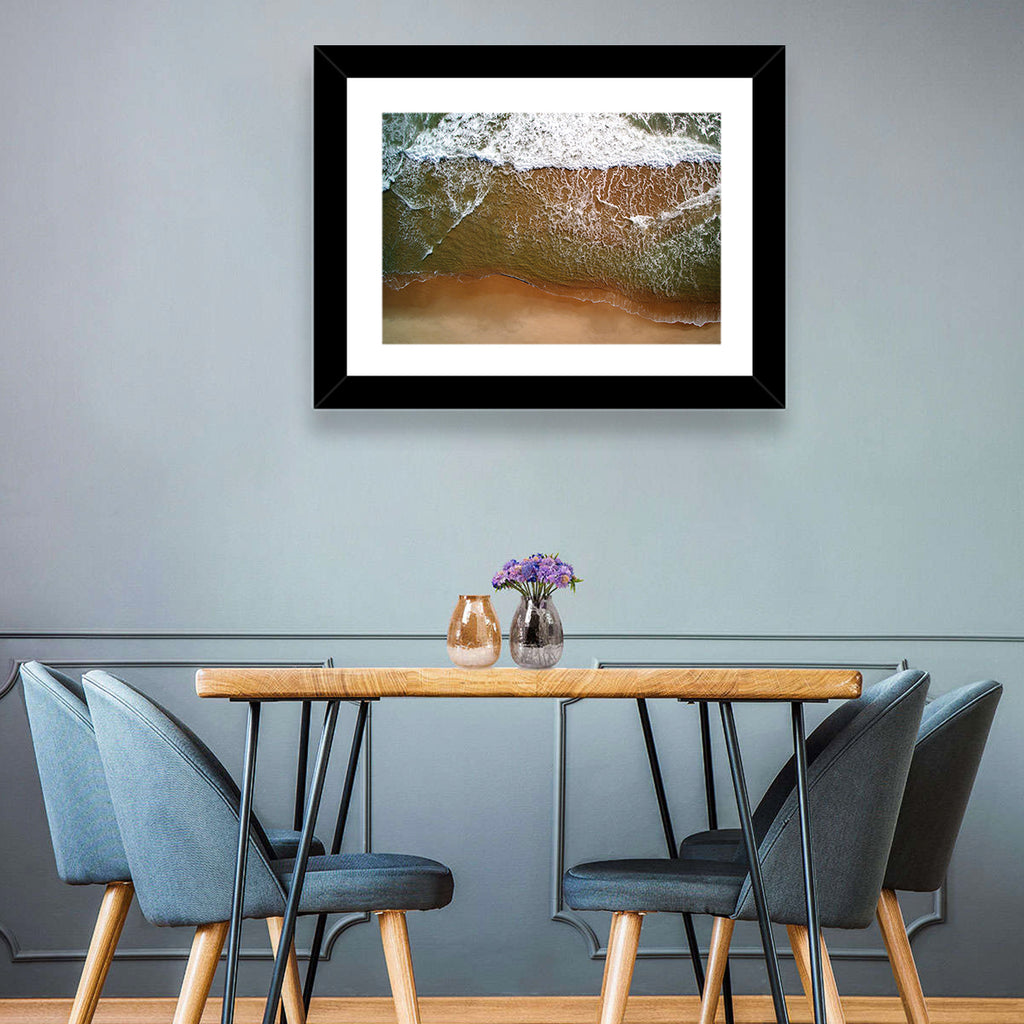 Misquamicut Beach Aerial View Wall Art