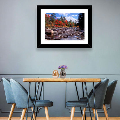 New Hampshire Autumn Stream Wall Art