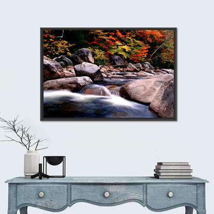 New Hampshire Autumn Stream Wall Art