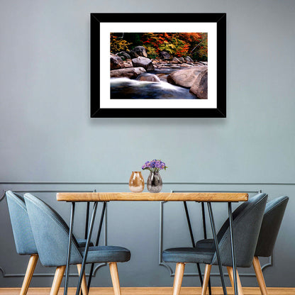 New Hampshire Autumn Stream Wall Art