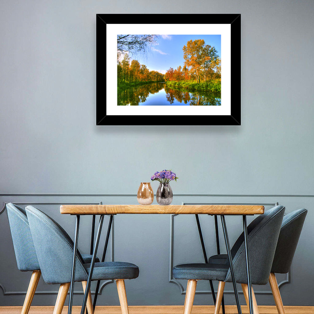 Autumn River Wall Art