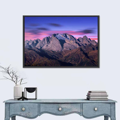 Marmolada Peak at Dusk Wall Art