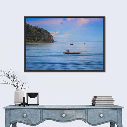 Wooden Boat on Lake Tanganyika Wall Art