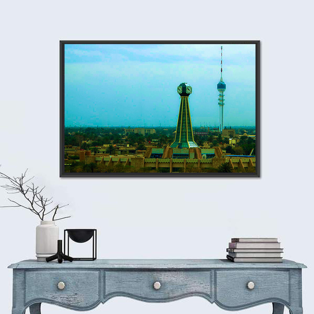 Baghdad Clock Tower Cityscape Wall Art