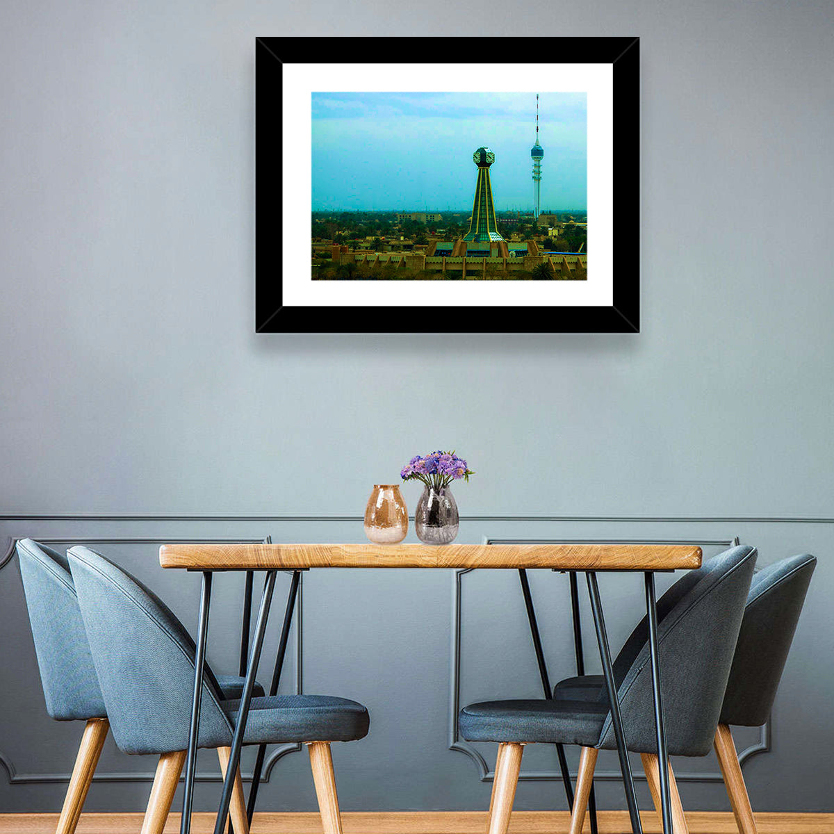 Baghdad Clock Tower Cityscape Wall Art