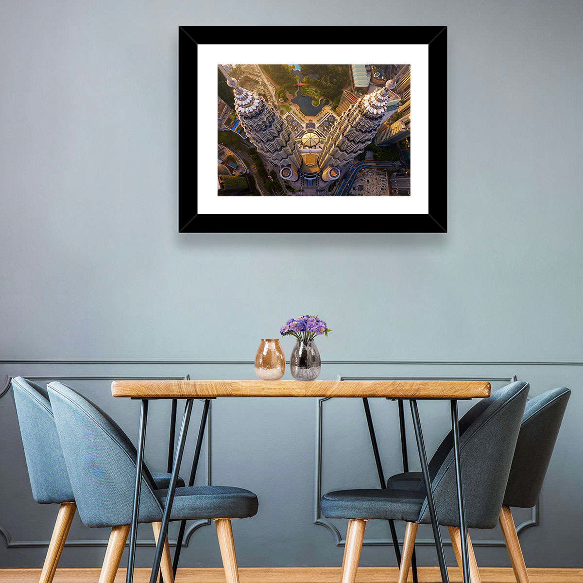 Petronas Twin Towers Kuala Lumpur Golden Hour Wall Art