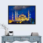 Sultanahmet Camii at Twilight Wall Art