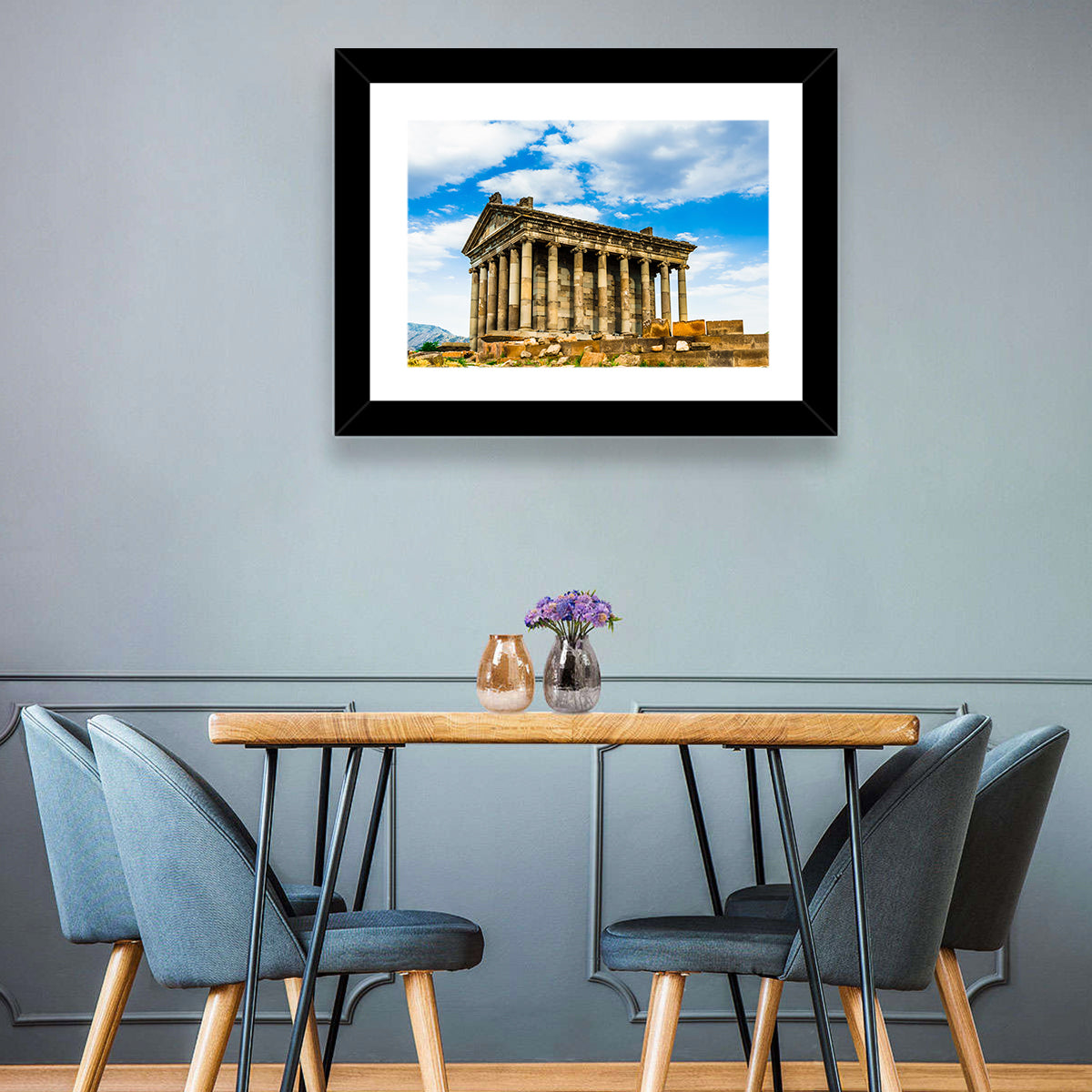 Temple of Garni Vintage Landscape Wall Art