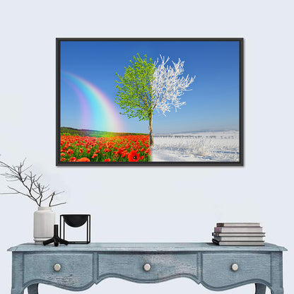 Seasonal Split Landscape Wall Art