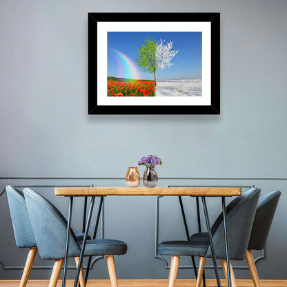 Seasonal Split Landscape Wall Art