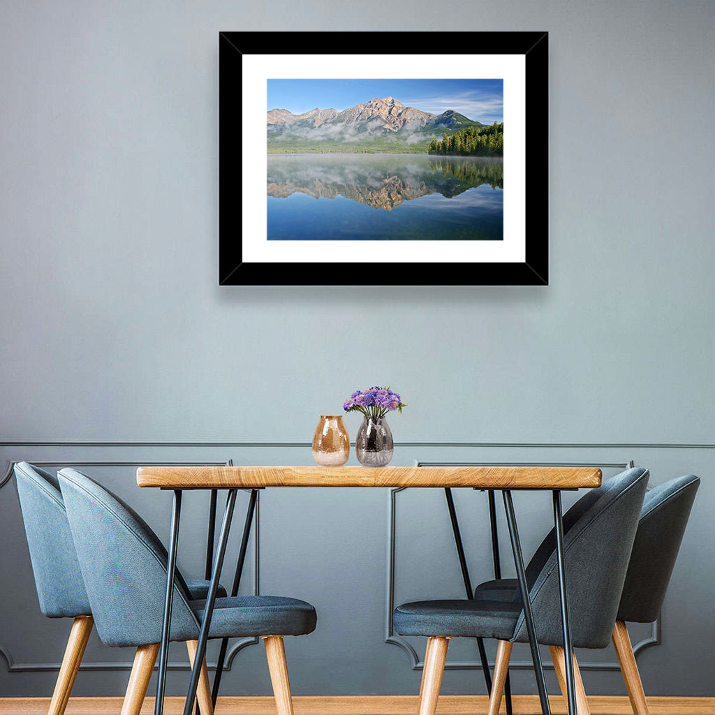 Pyramid Mountain Reflection Wall Art