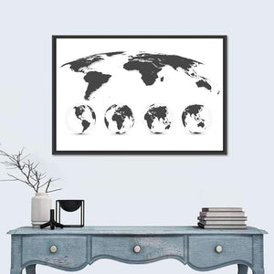 World Map & Globes Wall Art