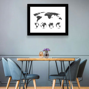 World Map & Globes Wall Art