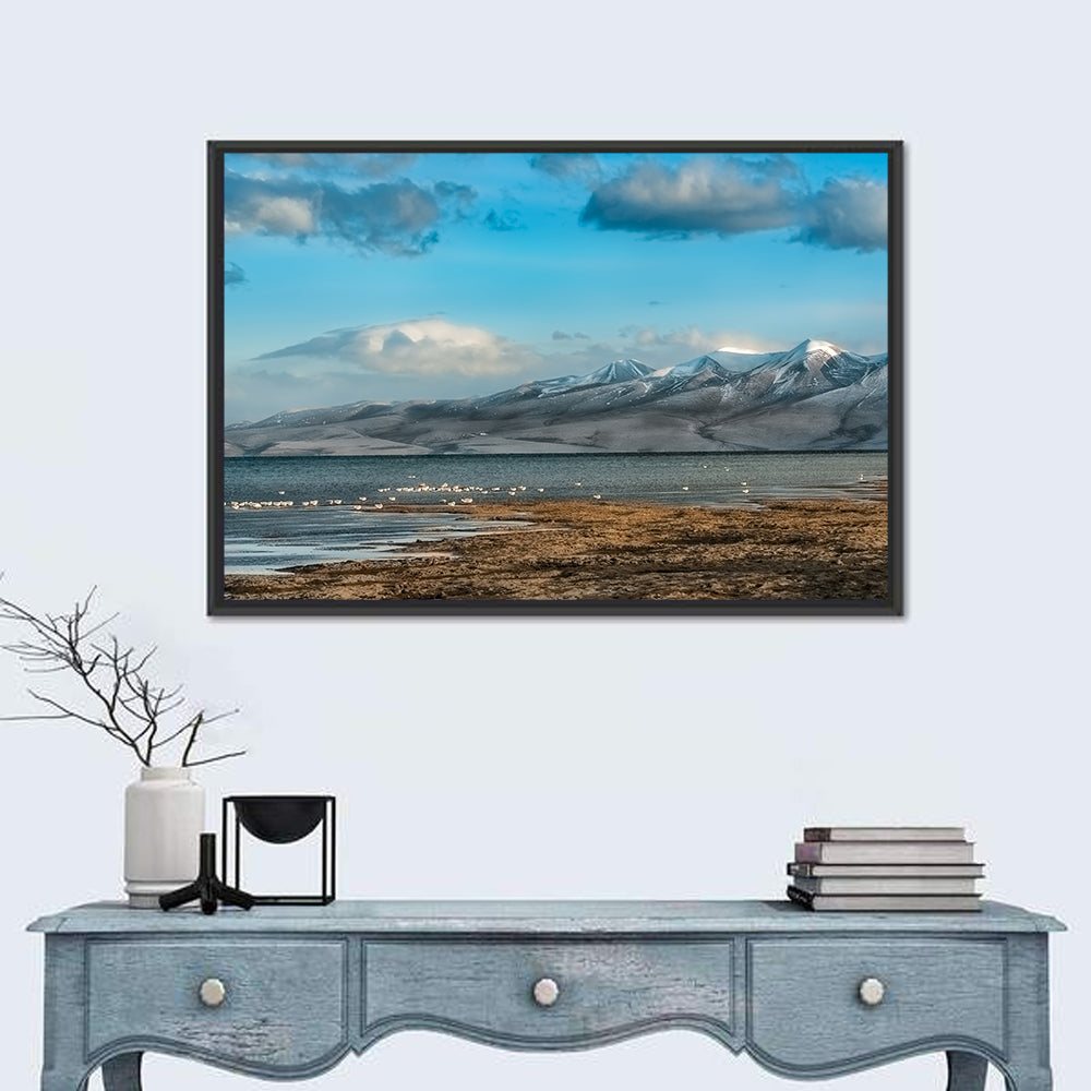 Lake Manasarovar Shoreline Wall Art