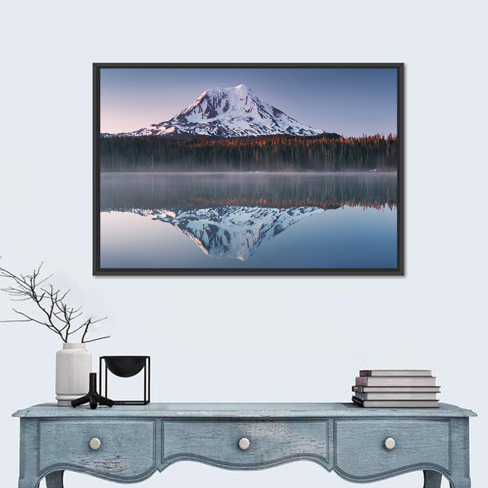 Mount Adams Sunrise Reflection Wall Art