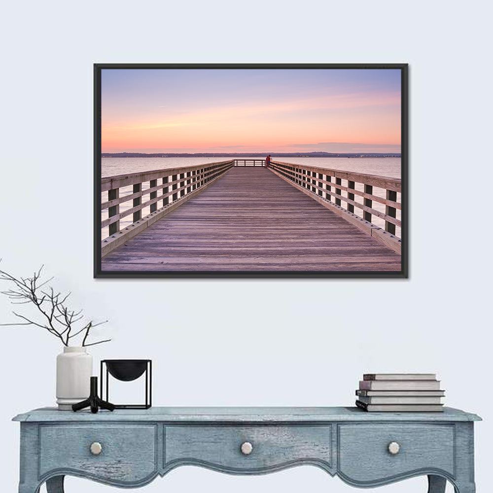 New Haven Wooden Pier Wall Art