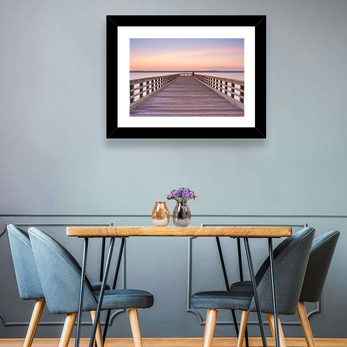 New Haven Wooden Pier Wall Art