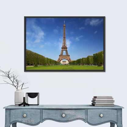 Eiffel Tower Park View Wall Art