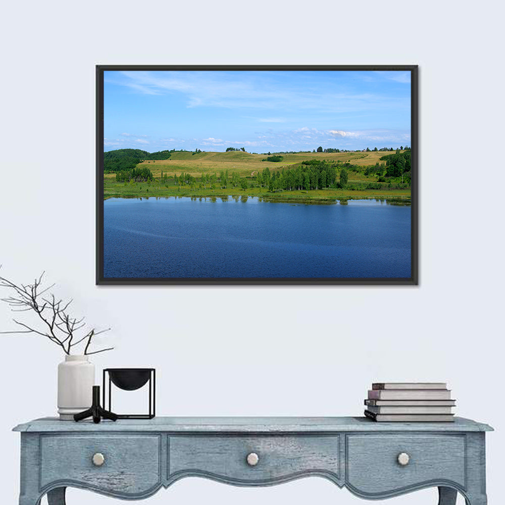 Pskov Lake Landscape Wall Art