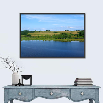 Pskov Lake Landscape Wall Art