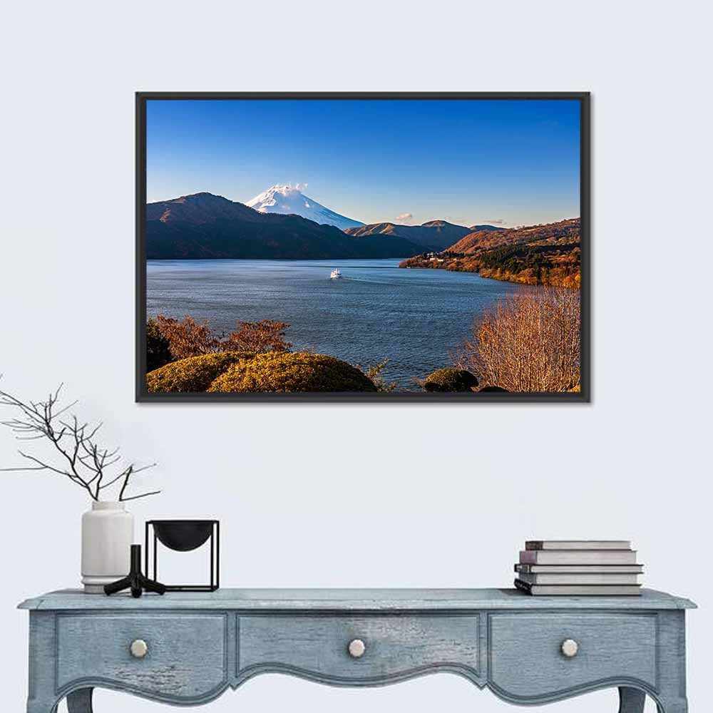 Mount Fuji Over Lake Ashi Wall Art