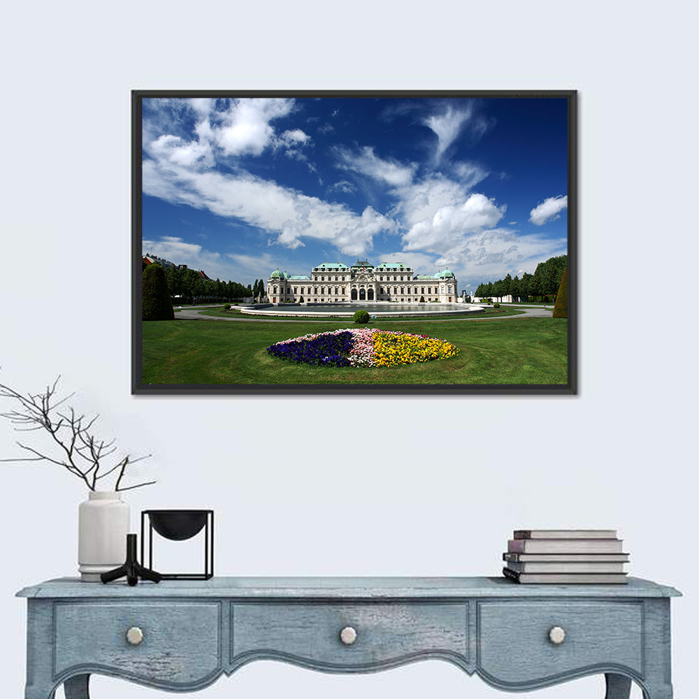 Upper Belvedere Palace Vienna Wall Art in a room, landscape