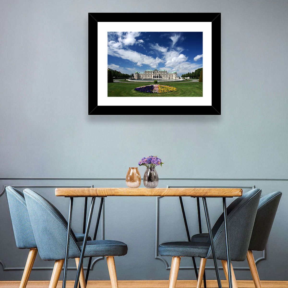 Upper Belvedere Palace Vienna Wall Art in a room, landscape