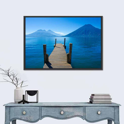 Lake Atitlán Pier View Wall Art