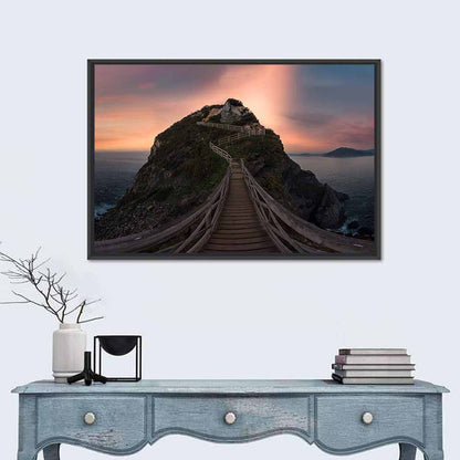 Clifftop Walkway in Galicia Wall Art