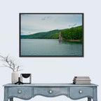 Otsego Lake View with Stone Tower Wall Art