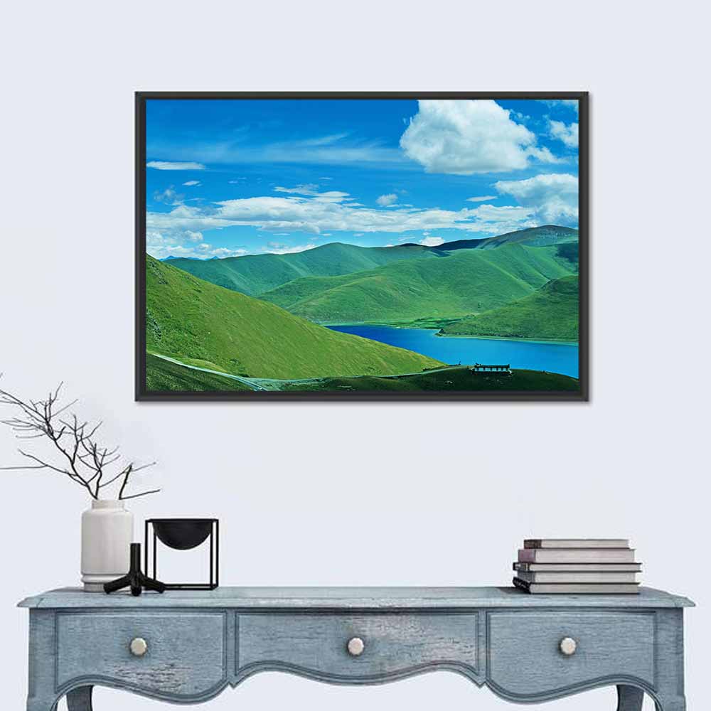 Yamdrok Tso Turquoise Lake Wall Art