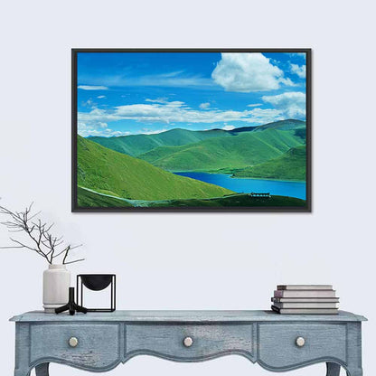 Yamdrok Tso Turquoise Lake Wall Art