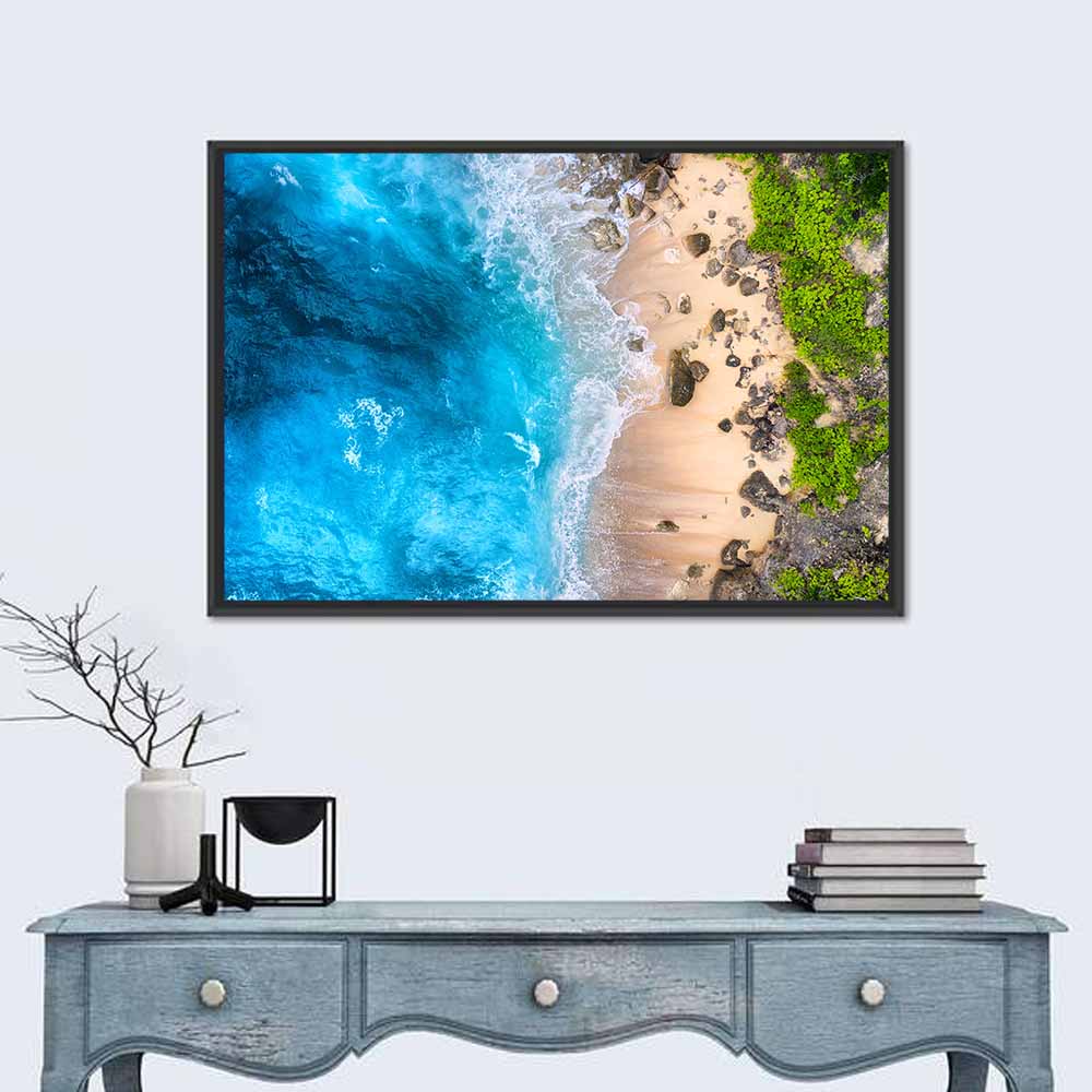 Bali Aerial Beach View Wall Art
