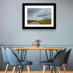 Montana Road Through Golden Hills Wall Art