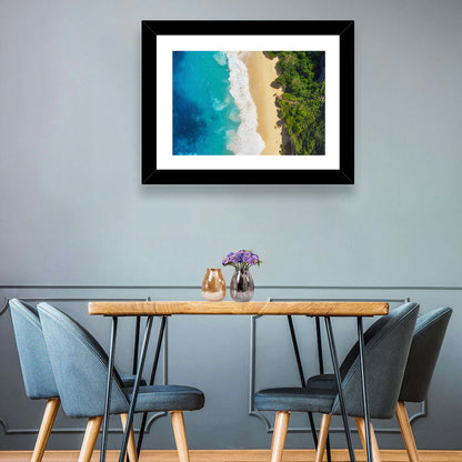 Aerial Sea Beach Wall Art