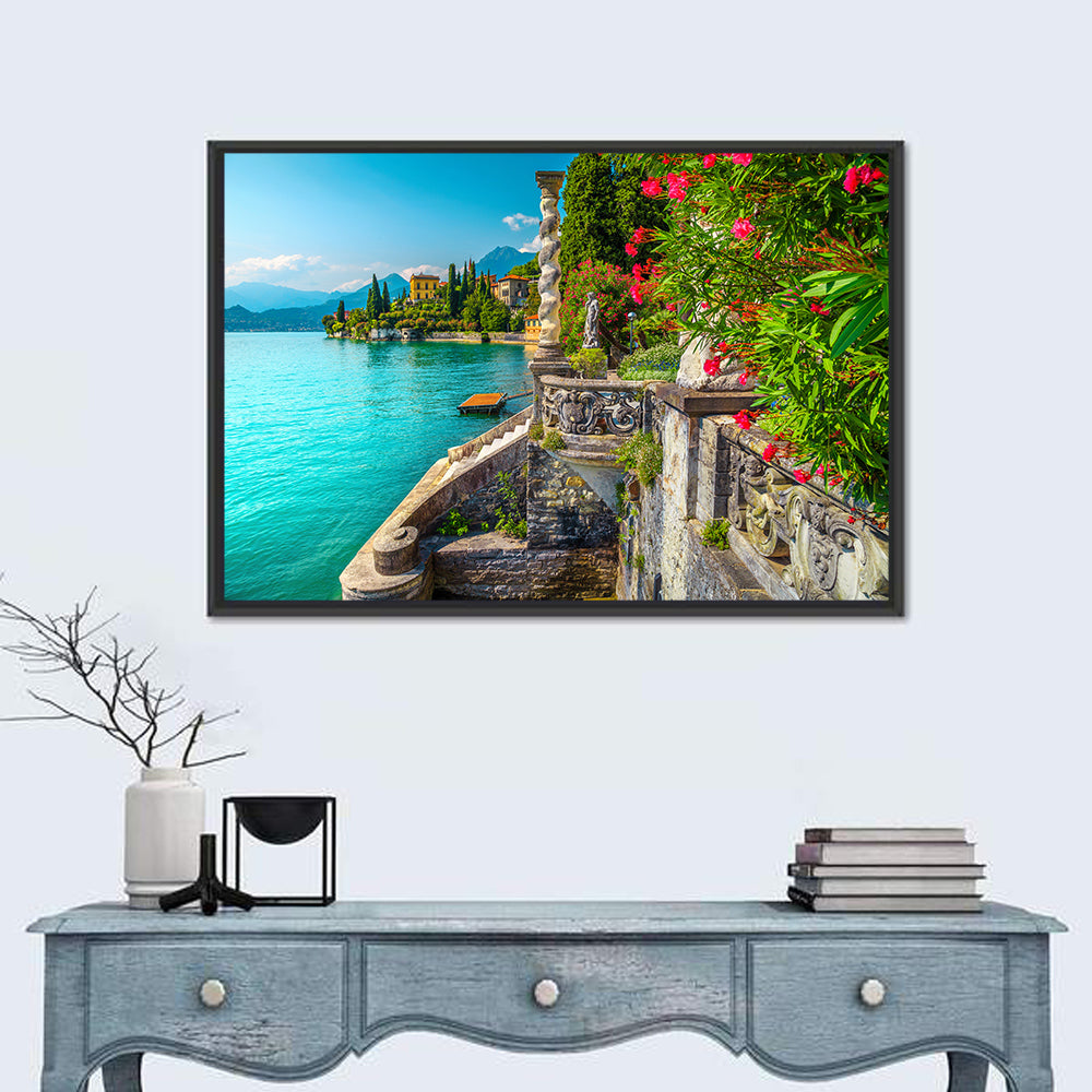 Villa Monastero Garden, Lake Como Wall Art in a room, landscape